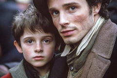 Bob Cratchit and Tiny Tim